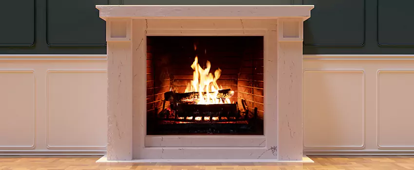 Decorative Electric Fireplace Installation in Bay City, Texas