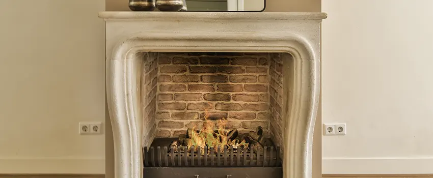 Vintage-style Fireplace Redesign in Bay City, Texas