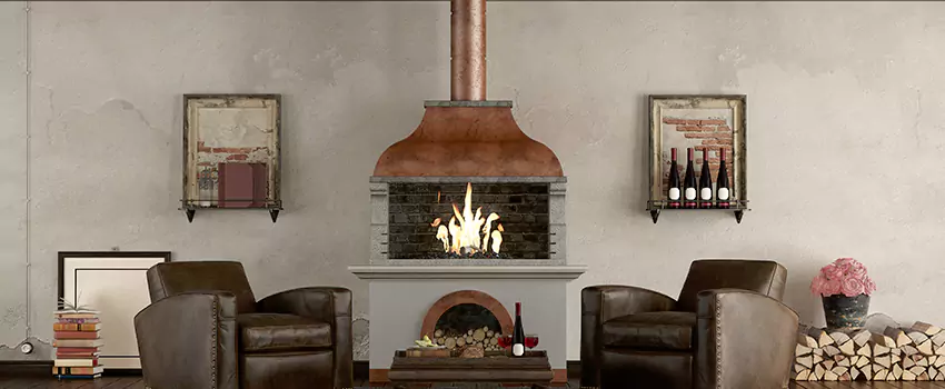 Thelin Hearth Products Providence Pellet Insert Fireplace Installation in Bay City, TX