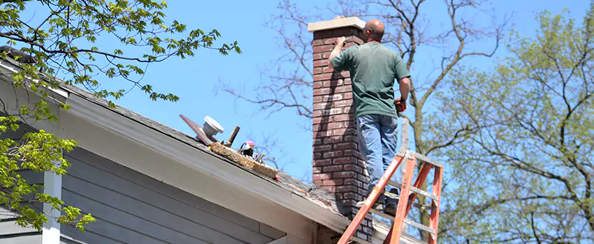 Vinyl and PVC Chimney Flashing Installation in Bay City, TX