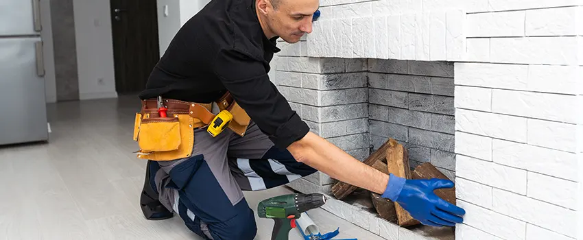 Fireplace Damaged Damper Frame Repair Services in Bay City, Texas