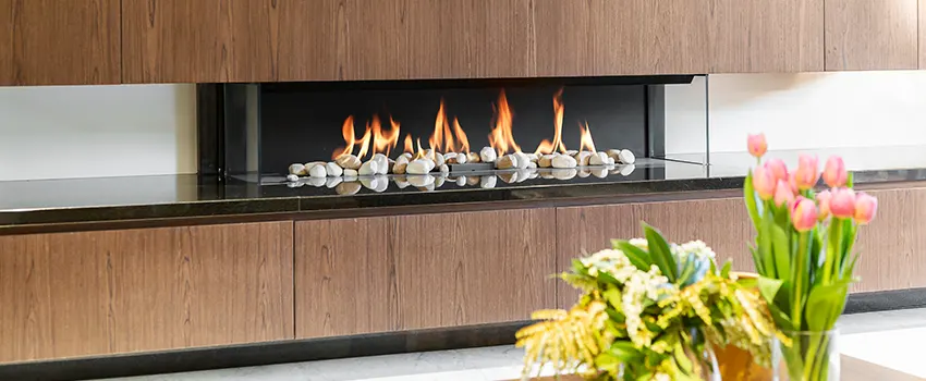 Double-height Fireplace Design Refurbishment in Bay City, Texas