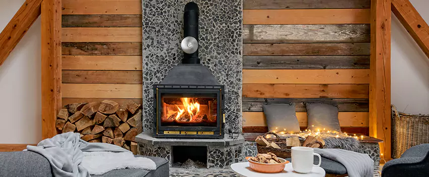 Thelin Hearth Products Direct Vent Gas Stove Fireplace Inspection in Bay City, Texas